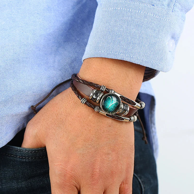 Luminous Constellation Zodiac Wrap Bracelet