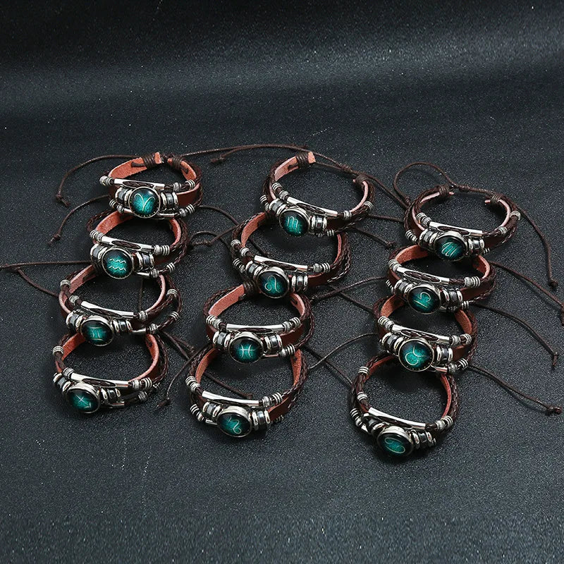 Luminous Constellation Zodiac Wrap Bracelet
