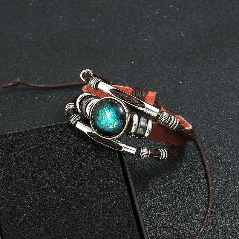 Luminous Constellation Zodiac Wrap Bracelet